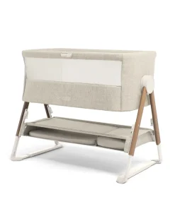 Oxford Nursery Bundle with Lua Bedside Crib (6 Piece) – Off-White
