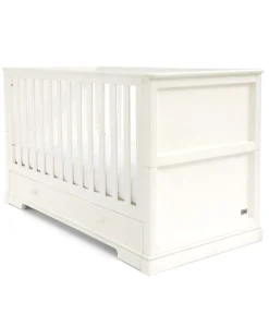 Oxford Nursery Bundle with Lua Bedside Crib (6 Piece) – Off-White
