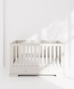 Oxford Nursery Bundle with Lua Bedside Crib (6 Piece) – Off-White