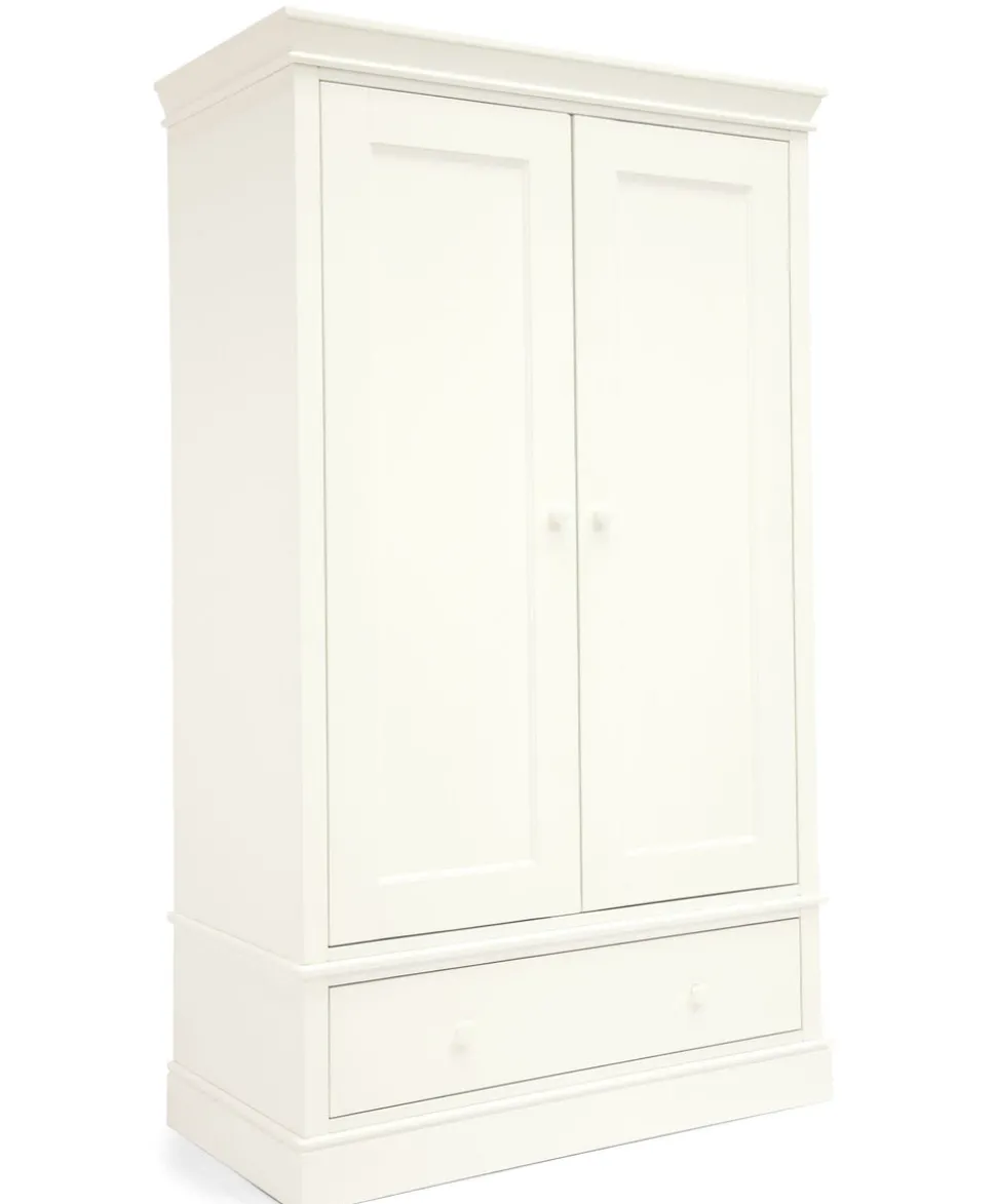 Oxford Nursery Bundle with Lua Bedside Crib (6 Piece) – Off-White