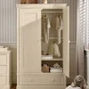 Oxford 3 Piece Cotbed Range with Dresser Changer & Wardrobe - Cashmere