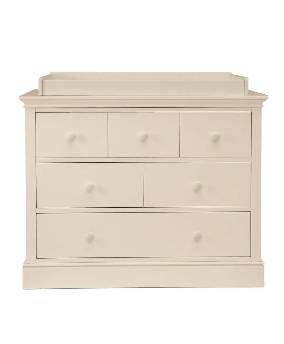 Oxford 2 Piece Cotbed Set with Dresser Changer - Cashmere