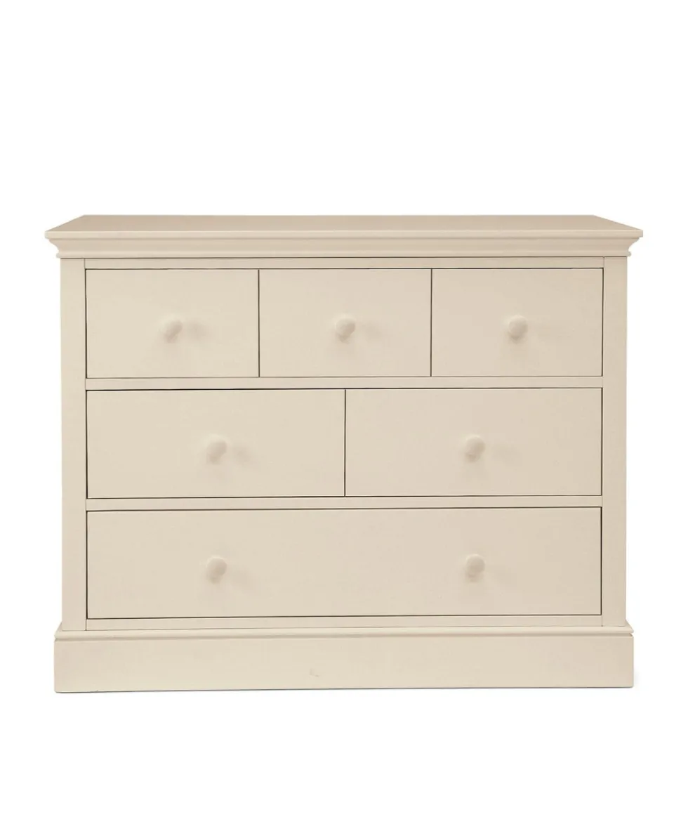 Oxford 2 Piece Cotbed Set with Dresser Changer - Cashmere