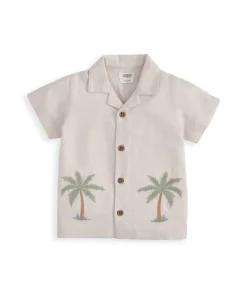 Palm Tree Linen Shirt
