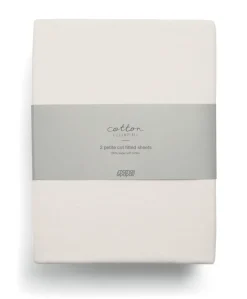 Petite Cot Fitted Sheets (2 Pack) – Cream