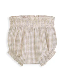 Pink Gingham Blouse & Bloomers