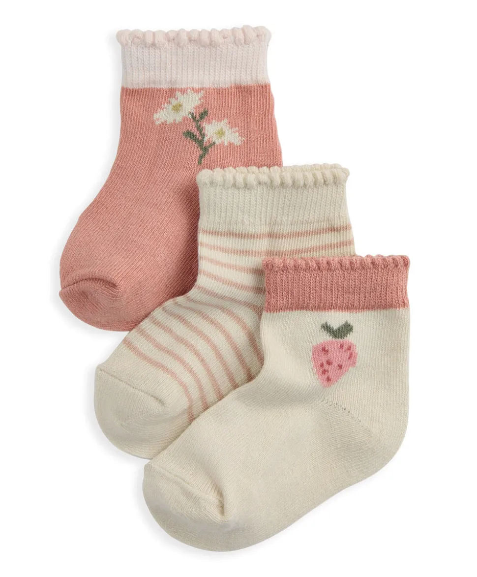 Pink Socks (Pack of 3)