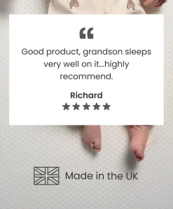 Premium Micro Motion Small Cotbed and Cot Mattress