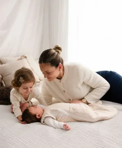 Purflo Swaddle to Sleep Bag 0-4 Months (2.5 Tog) - Sand
