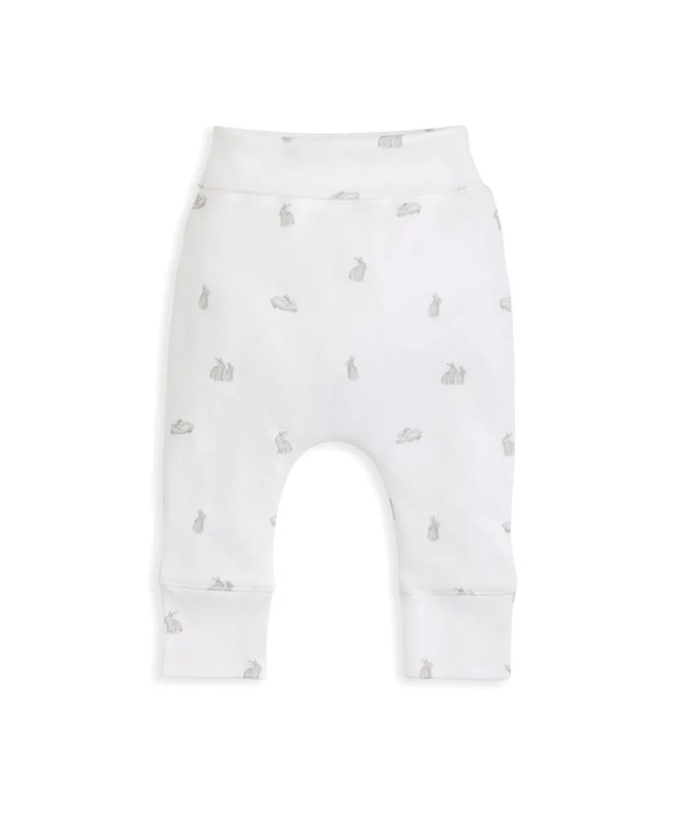 Quilted Jacket Bodysuit and Bottoms Set (3 Pieces) Bunny Print
