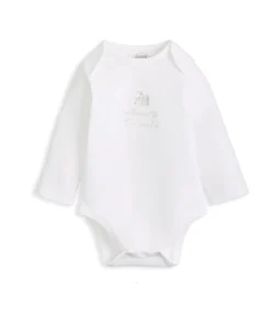Quilted Jacket Bodysuit and Bottoms Set (3 Pieces) Bunny Print