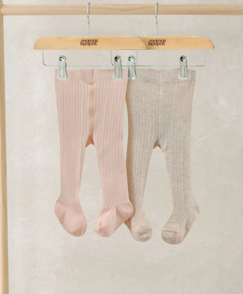 Ribbed Tights (Pack of 2)