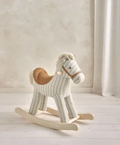 Rocking Horse - Sage Green Stripe