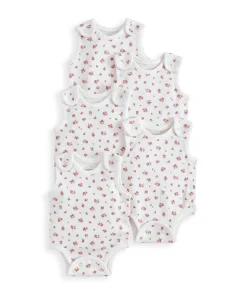 Rose Premature Bodysuits (Pack of 5)