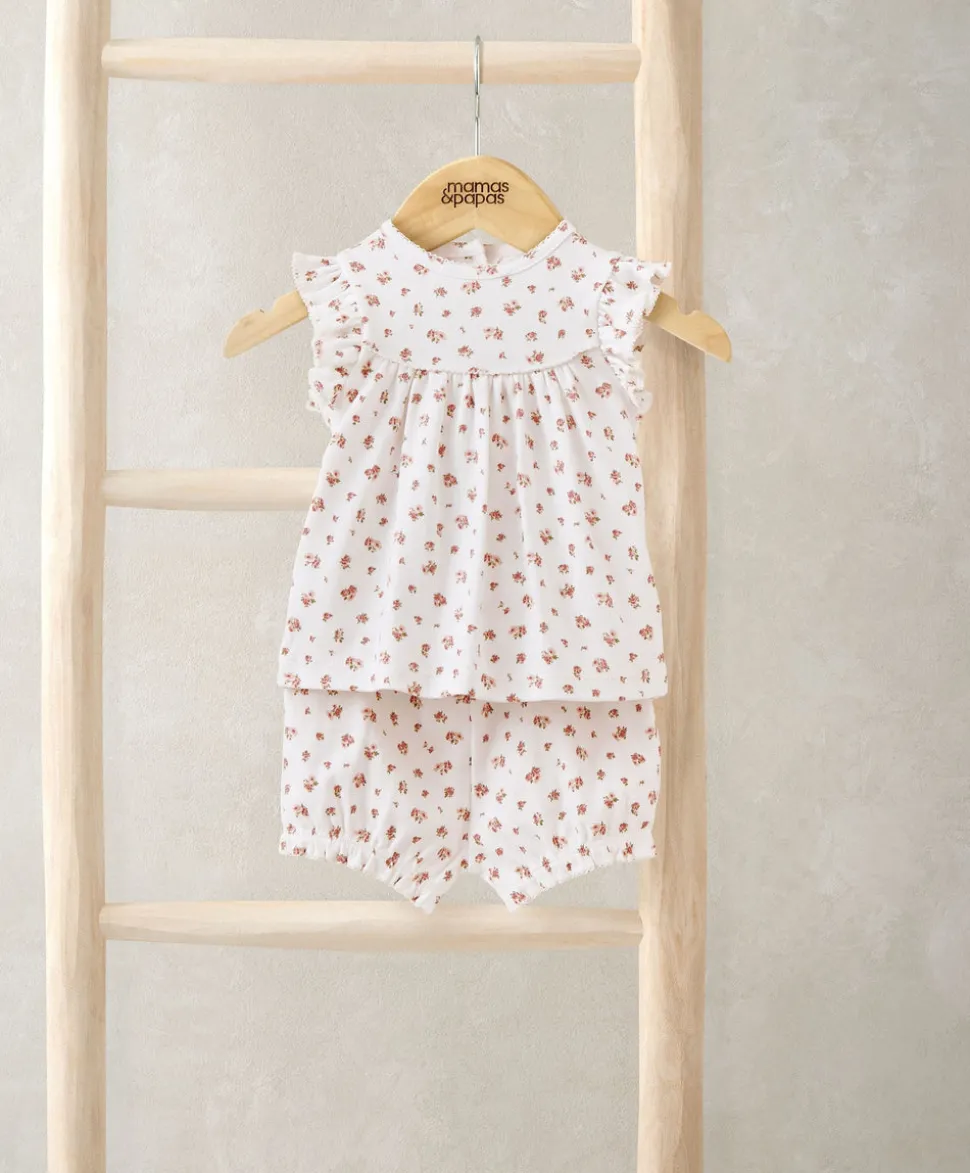 Rose Print Short Pyjamas