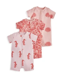 Seahorse Rompers (Pack of 3)