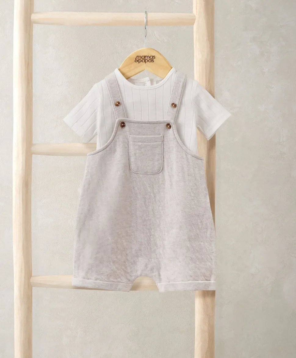 Shortie Dungarees & Bodysuit
