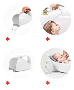 SkipHop Moby Bath Rinser - White