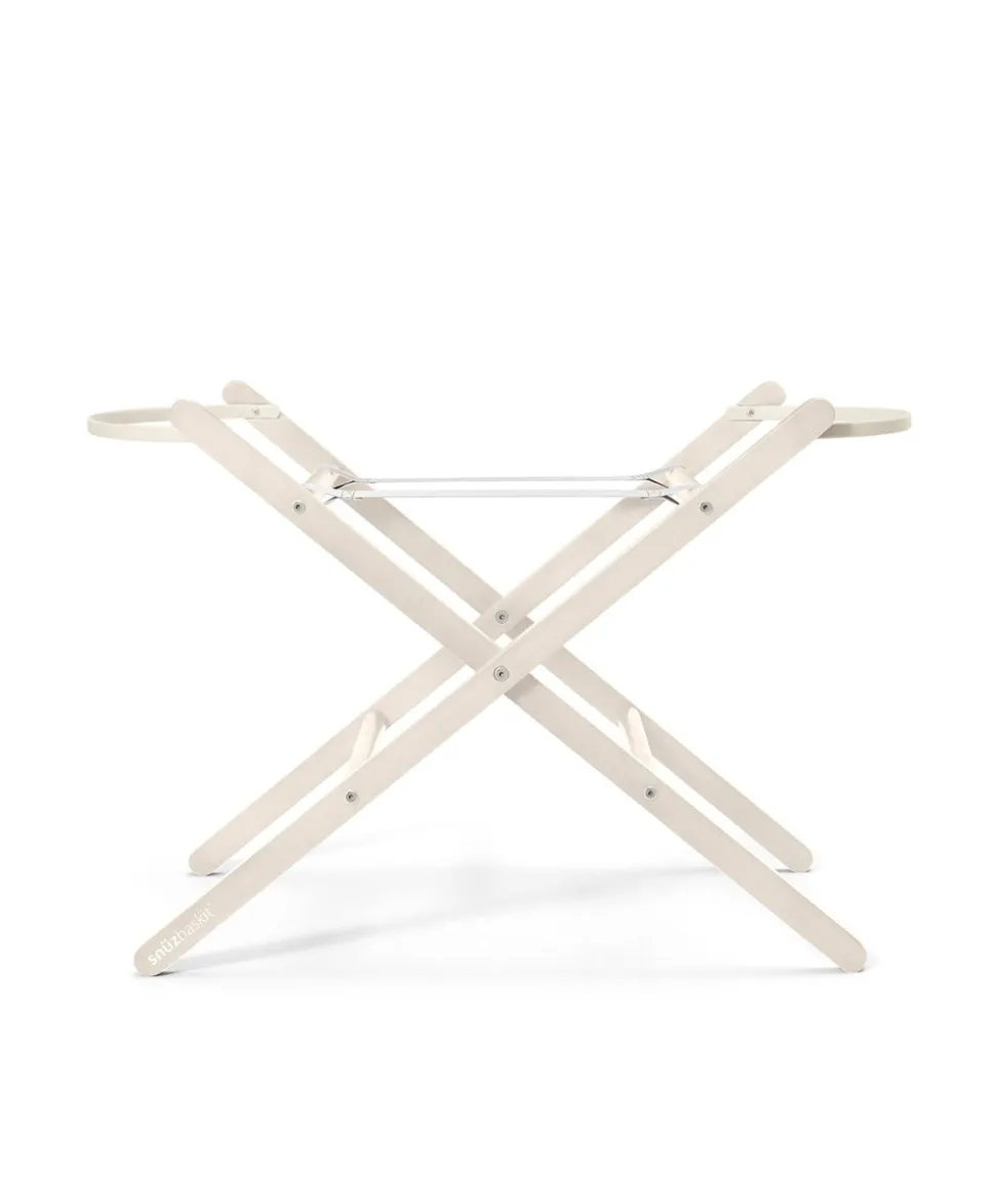 SnuzBaskit Moses Basket & Stand - Barley/Cashmere