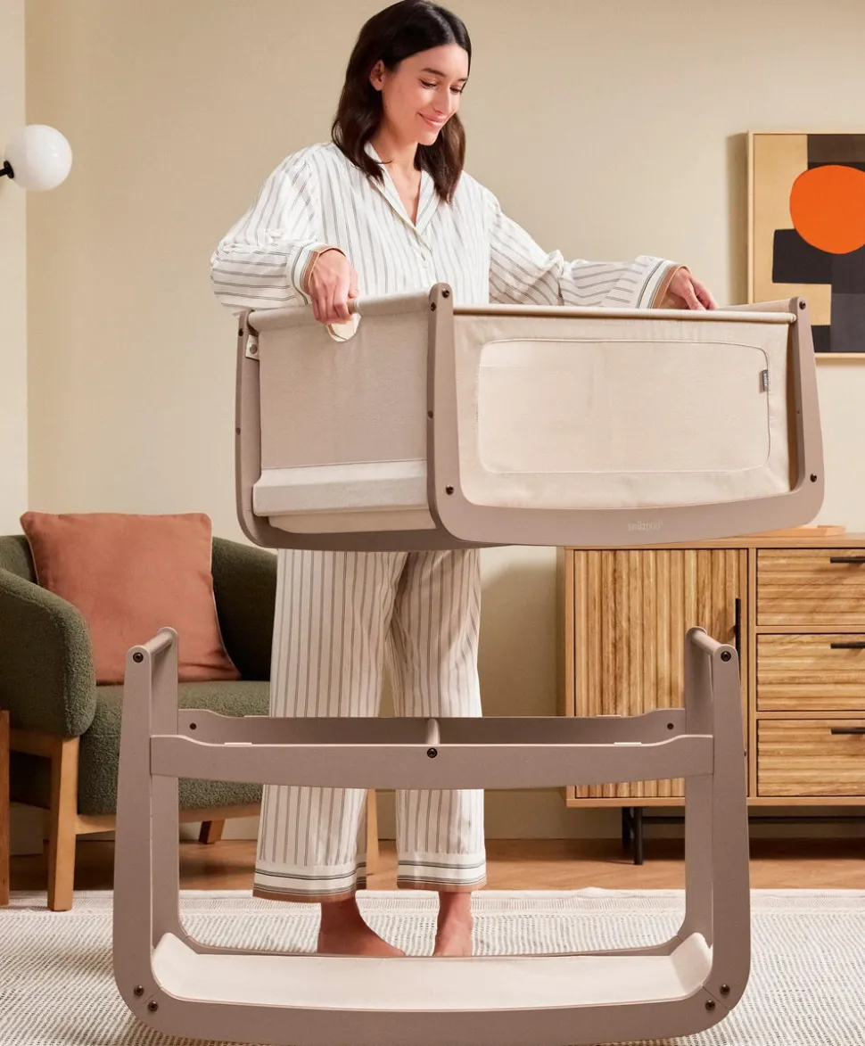 SnuzPod 5 Bedside Crib - Mocha