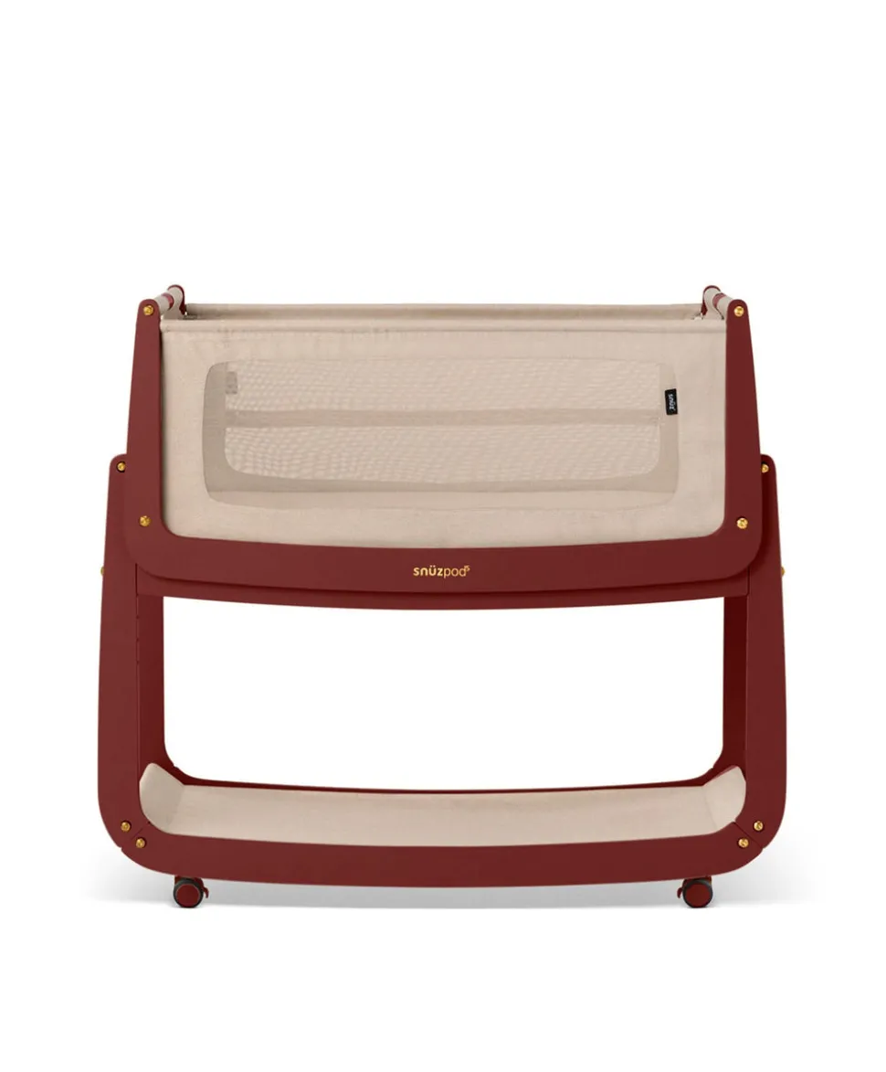 SnuzPod 5 Bedside Crib - Rouge