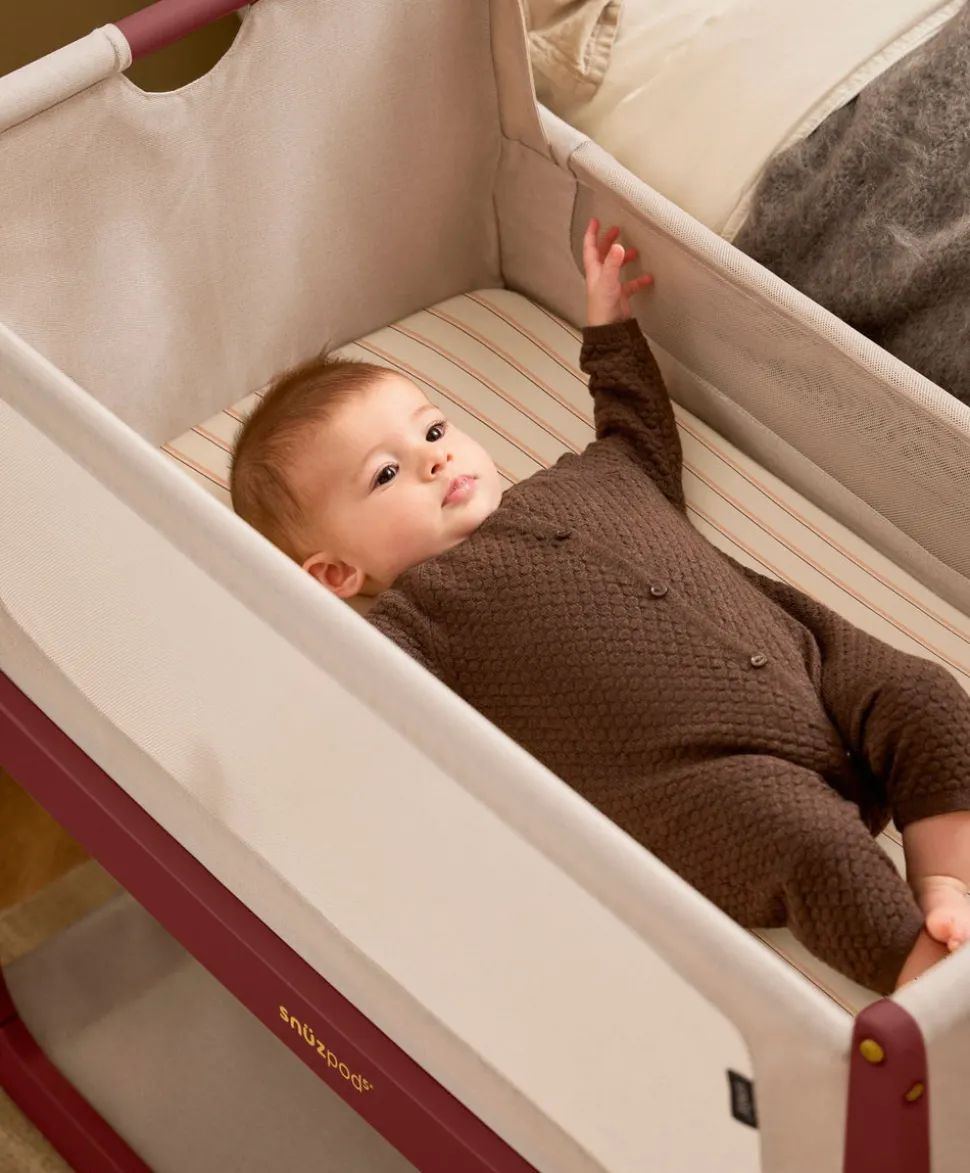SnuzPod 5 Bedside Crib - Rouge