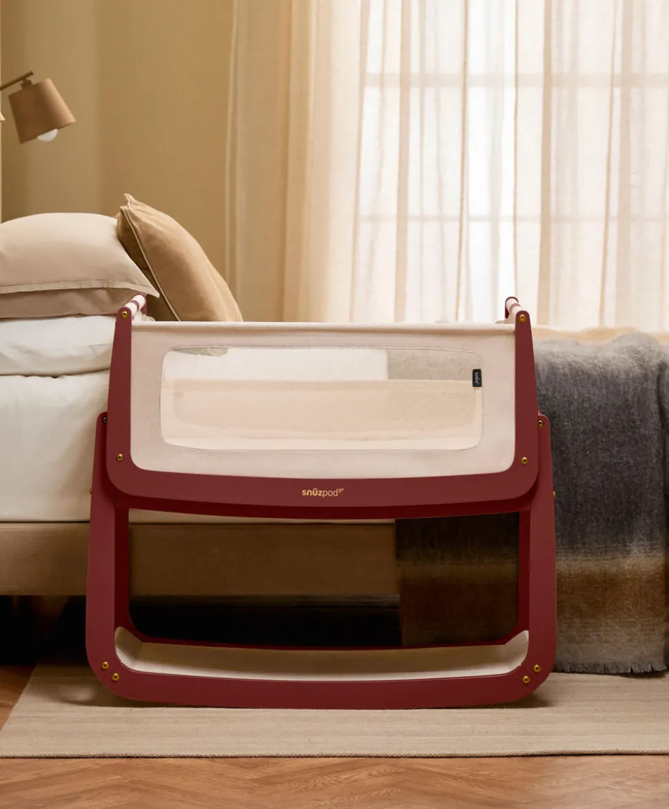 SnuzPod 5 Bedside Crib - Rouge