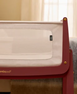SnuzPod 5 Bedside Crib - Rouge