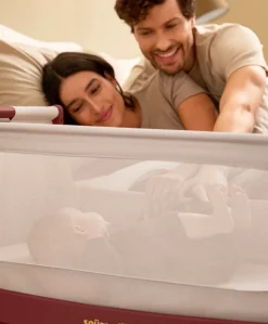 SnuzPod 5 Bedside Crib - Rouge