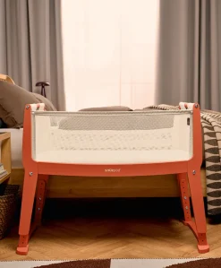 SnuzPod Studio Bedside Crib – Florence Ember