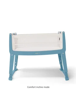 SnuzPod Studio Bedside Crib – Santorini Sky Blue