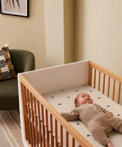 Snuz Twin Pack Cot & Cotbed Sheets - Sand Cloud
