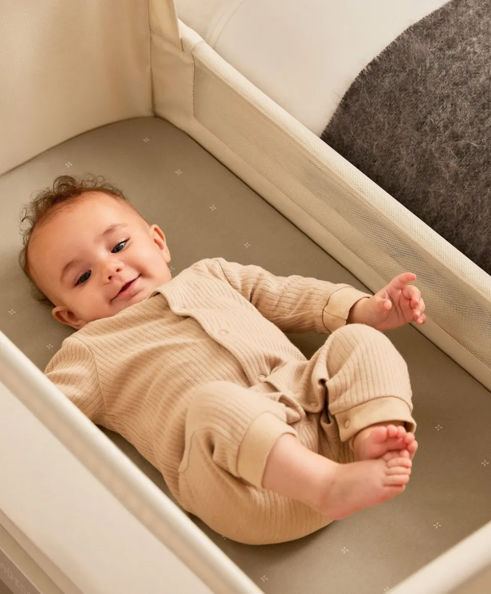 Snuz Twin Pack Crib Sheets - Sage Cross