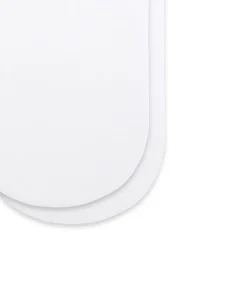 Snuz Twin Pack Moses Basket Sheets - White
