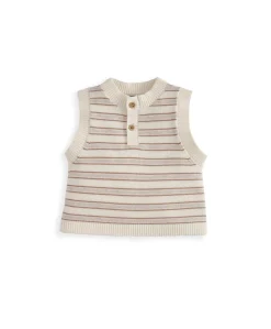 Stripe Knitted Top & Shorts