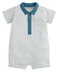 Stripe Polo Romper