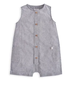 Stripe Shortie Romper & Hat
