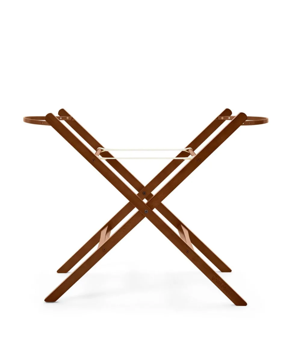 The Little Green Sheep Moses Basket Stand - Walnut