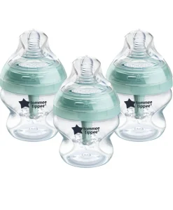 Tommee Tippee Advanced Anti-Colic Baby Bottle with Extra-Slow Flow Teat (Pack of 3) - 150ml