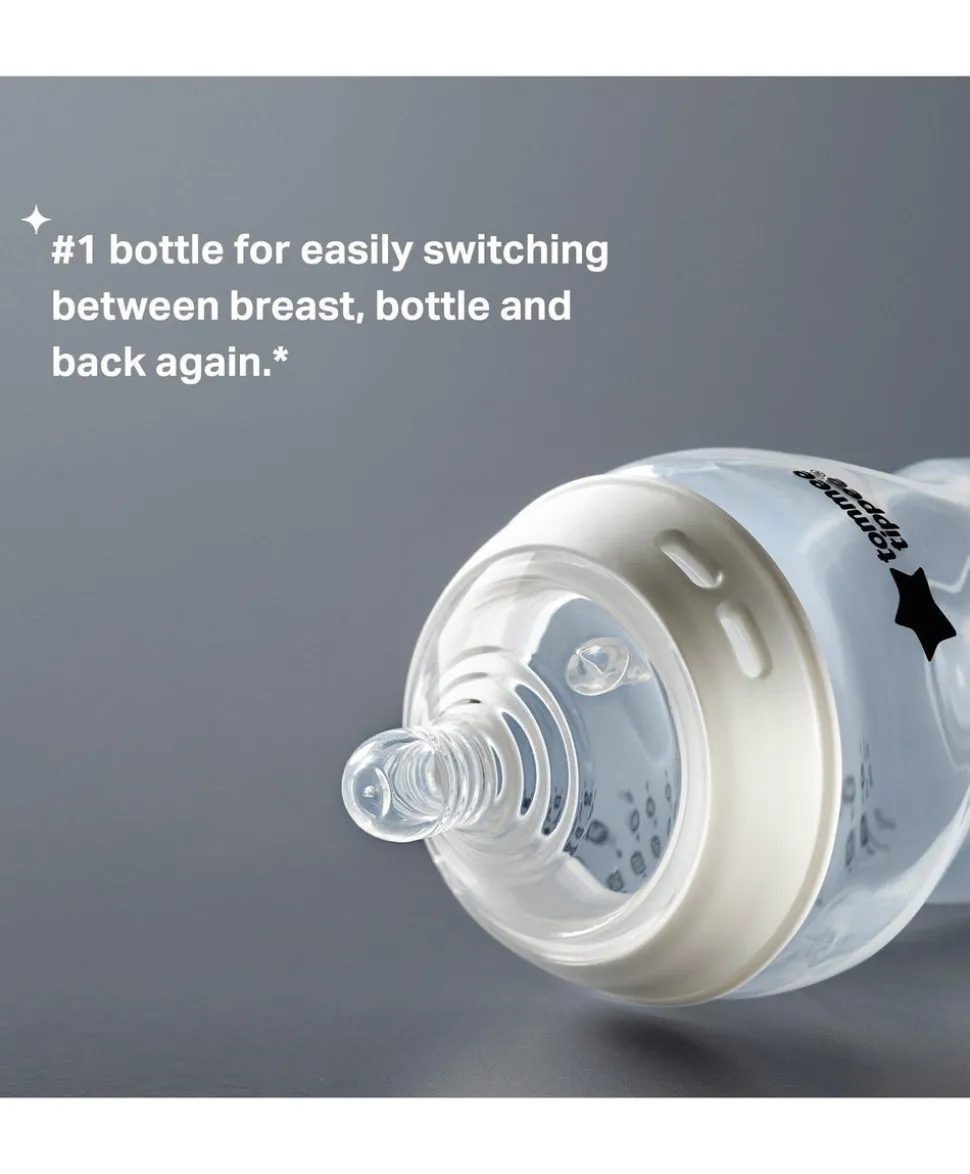 Tommee Tippee Natural Start Anti-Colic Baby Bottle (Pack of 3) - 260ml