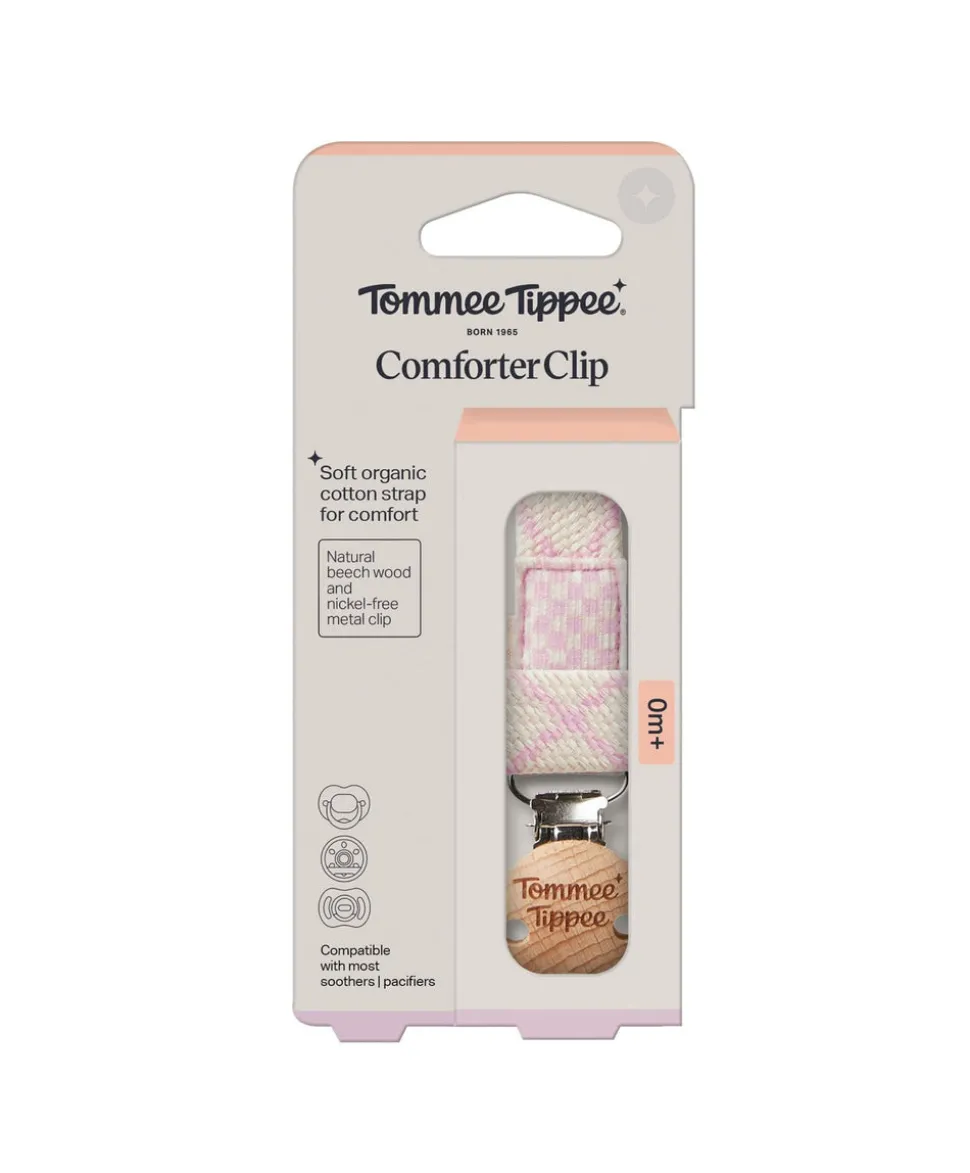 Tommee Tippee Soother Clip - Pink
