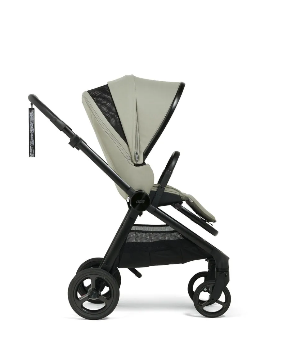 Vardo Complete Pushchair Bundle with Cybex Cloud T i-Size Rotating Baby Car Seat & Base (9 Pieces) - Sage
