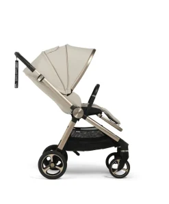 Vardo Complete Pushchair Bundle with Cybex Cloud T i-Size Rotating Baby Car Seat & Base (9 Pieces) - Shell/Cozy Beige
