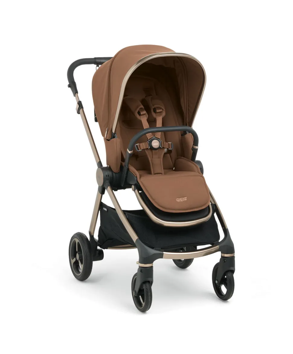 Vardo Complete Pushchair Bundle with Maxi-Cosi Pebble 360 Pro² Car Seat & Base (9 Pieces) - Nutmeg