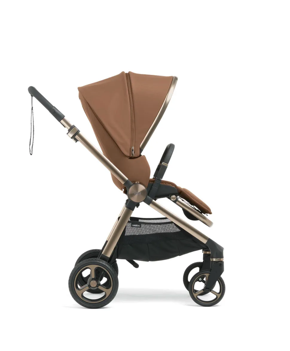 Vardo Complete Pushchair Bundle with Maxi-Cosi Pebble 360 Pro² Car Seat & Base (9 Pieces) - Nutmeg