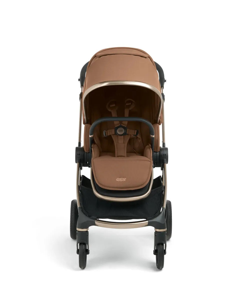 Vardo Complete Pushchair Bundle with Maxi-Cosi Pebble 360 Pro² Car Seat & Base (9 Pieces) - Nutmeg