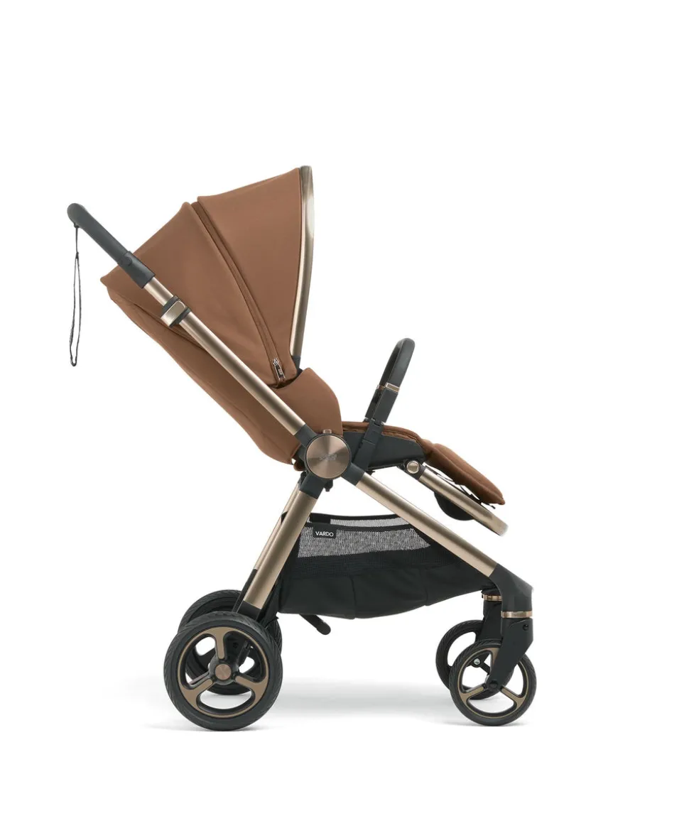 Vardo Complete Pushchair Bundle with Maxi-Cosi Pebble 360 Pro² Car Seat & Base (9 Pieces) - Nutmeg