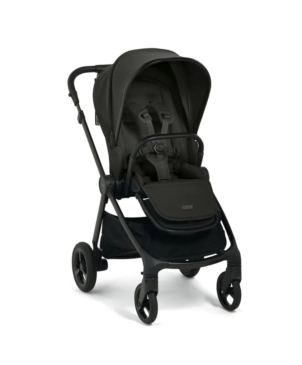 Vardo Complete Pushchair Bundle with Cybex Cloud T i-Size Rotating Baby Car Seat & Base (9 Pieces) - Noir