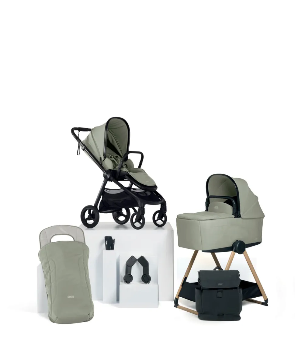 Vardo Essential Pushchair Bundle (7 Pieces) - Sage