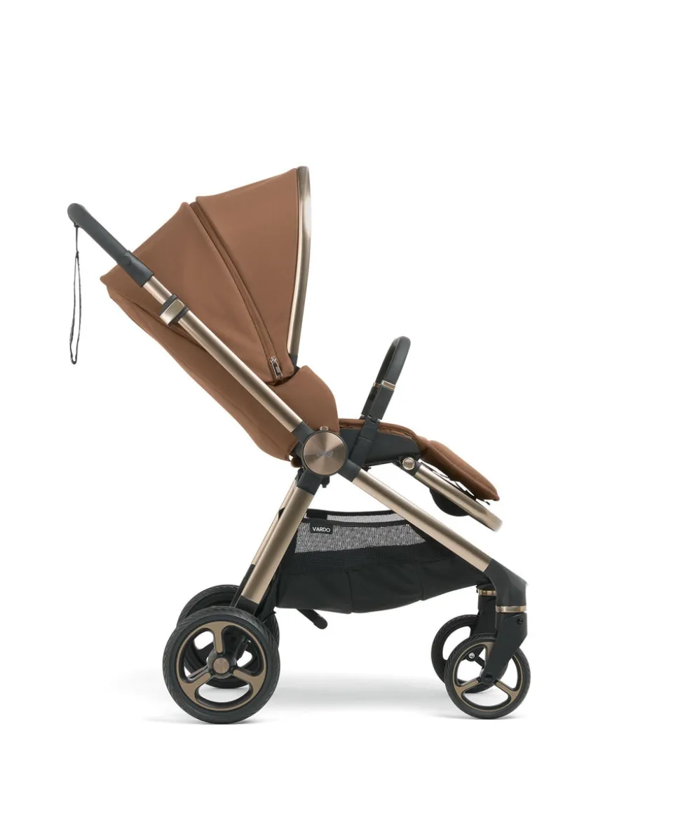 Vardo Pushchair Baby to Toddler Travel Bundle with Maxi-Cosi Pebble 360 Pro2 & Pearl 360 Pro (10 Pieces) - Nutmeg